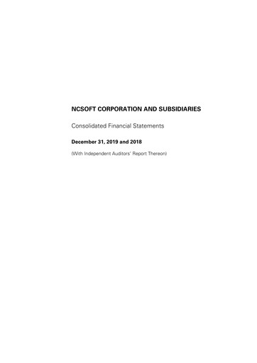 Thumbnail NCsoft Financial Statement 2018-2019