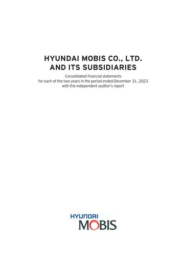 Thumbnail Hyundai Mobis
 Financial Statement 2023