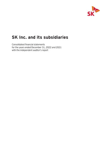 Thumbnail SK Group Financial Statement 2022