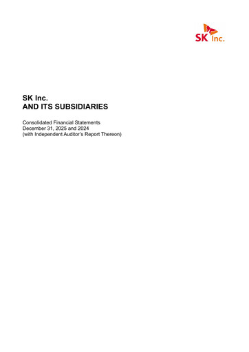 Thumbnail SK Group Financial Statement 2025