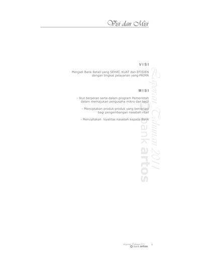 Thumbnail Bank Jago
 Annual Report 2011