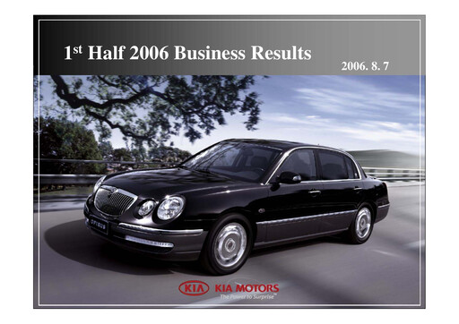 Thumbnail Kia Half-year Report 2006-h1