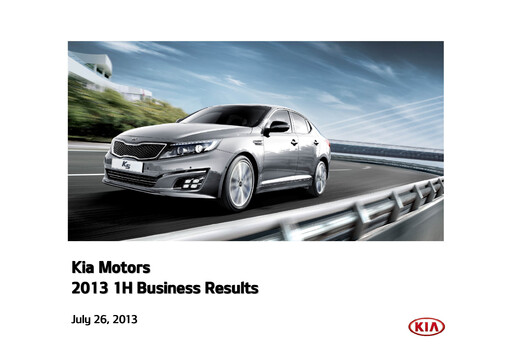 Thumbnail Kia Half-year Report 2013-h1
