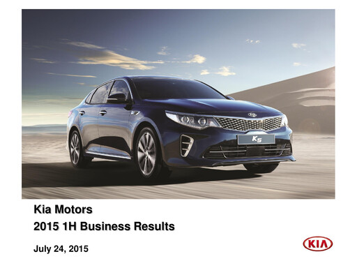 Thumbnail Kia Half-year Report 2015-h1