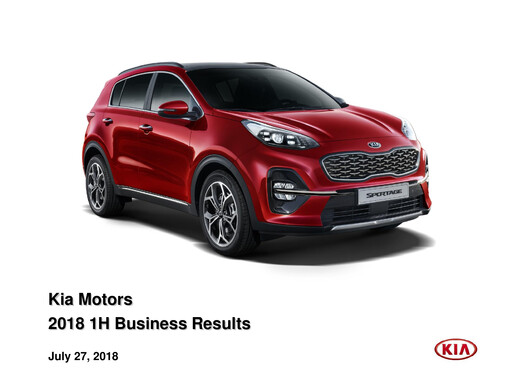 Thumbnail Kia Half-year Report 2018-h1
