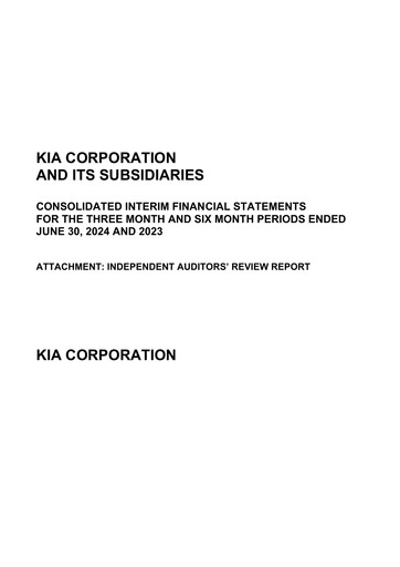 Thumbnail Kia Half-year Report 2024-h1