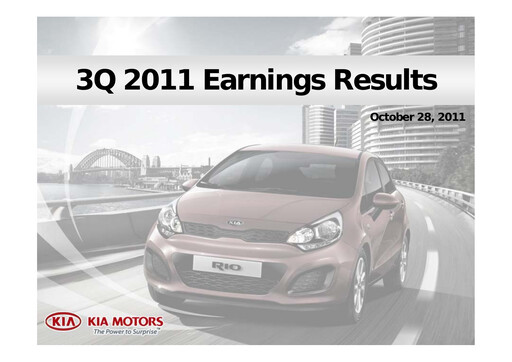 Thumbnail Kia Quarterly Report 2011-q3