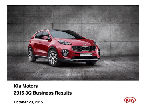 Thumbnail Kia Quarterly Report 2015-q3