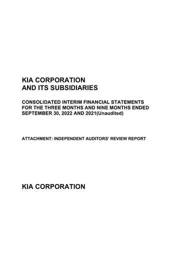 Thumbnail Kia Quarterly Report 2022-q3