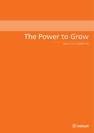 Thumbnail Indosat Annual Report 2008