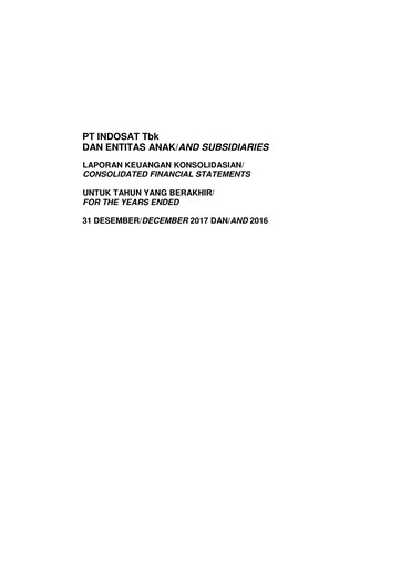 Thumbnail Indosat Financial Statement 2017