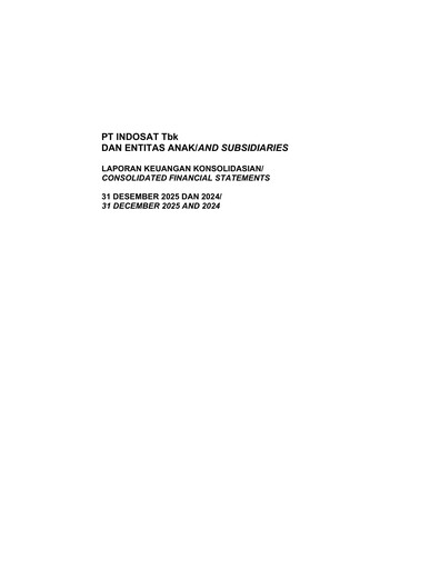 Thumbnail Indosat Financial Statement 2025