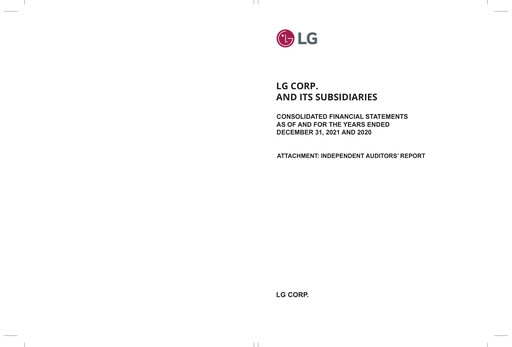 Miniature LG Corp
 Bilan financier 2021