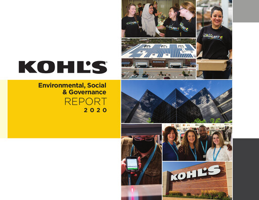 Thumbnail Kohl's
 ESG Report 2020