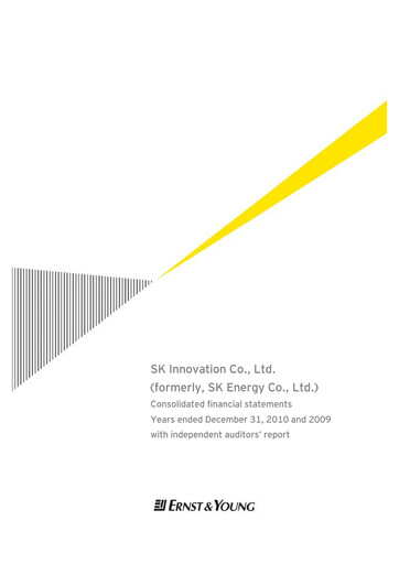 Thumbnail SK Innovation Financial Statement 2010