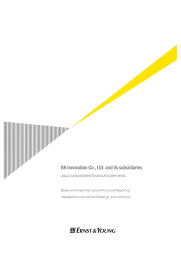 Thumbnail SK Innovation Financial Statement 2012