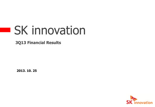 Vorschaubild SK Innovation Quartalsbericht 2013-q3