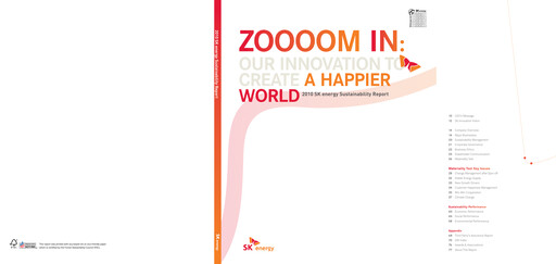 Thumbnail SK Innovation Sustainability Report 2010