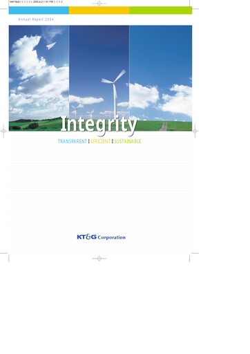 Thumbnail KT&G (Korea Tobacco) Annual Report 2004