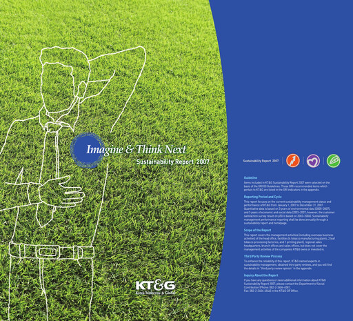 Thumbnail KT&G (Korea Tobacco) Sustainability Report 2007