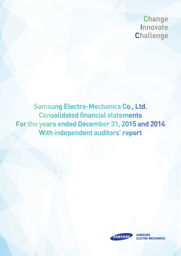 Thumbnail Samsung Electro-Mechanics
 Financial Statement 2015