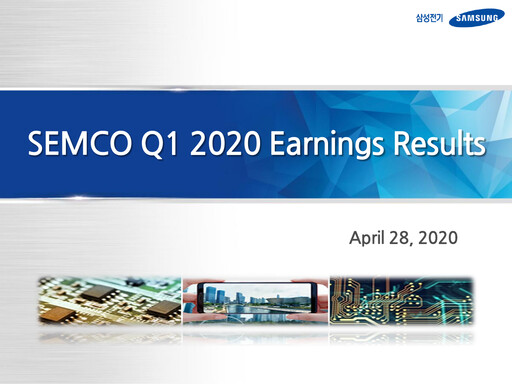 Thumbnail Samsung Electro-Mechanics
 Quarterly Report 2020-q1