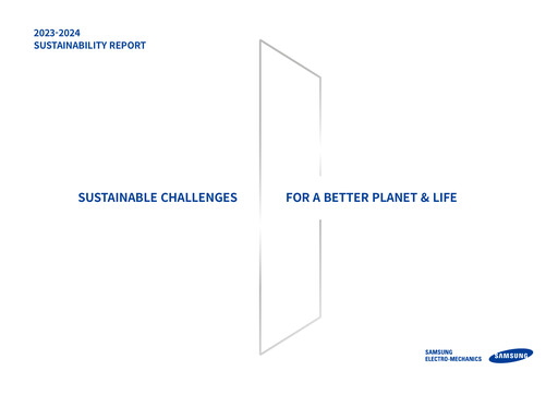 Thumbnail Samsung Electro-Mechanics
 Sustainability Report 2023-2024