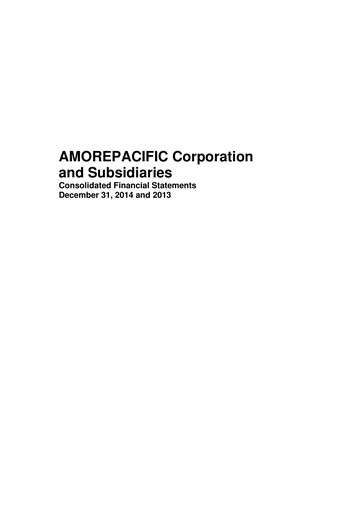 Thumbnail Amorepacific Financial Statement 2014