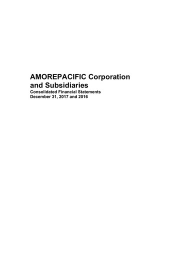Thumbnail Amorepacific Financial Statement 2017