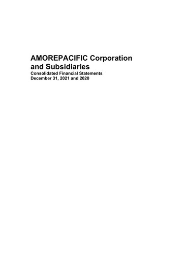 Thumbnail Amorepacific Financial Statement 2021
