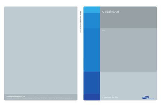 Thumbnail Samsung Life Insurance
 Annual Report 2005
