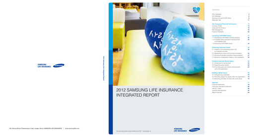 Thumbnail Samsung Life Insurance
 Annual Report 2012