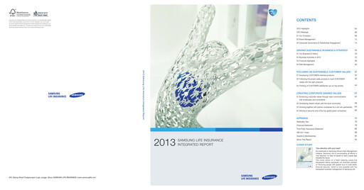 Thumbnail Samsung Life Insurance
 Annual Report 2013