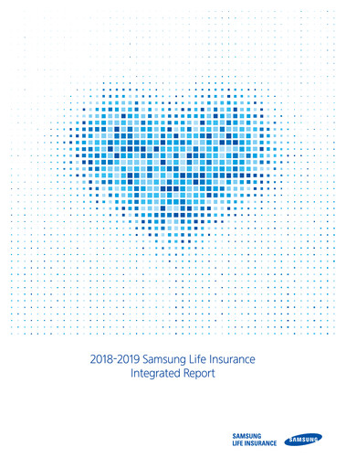 Thumbnail Samsung Life Insurance
 Annual Report 2019