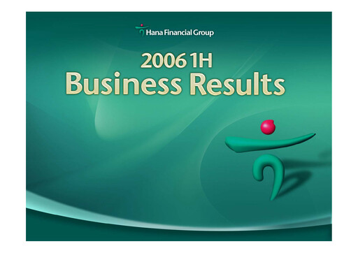 Miniature Hana Financial Group Rapport trimestriel 2006-q2