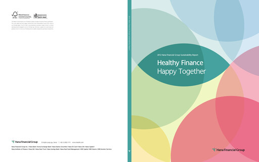 Thumbnail Hana Financial Group Sustainability Report 2012