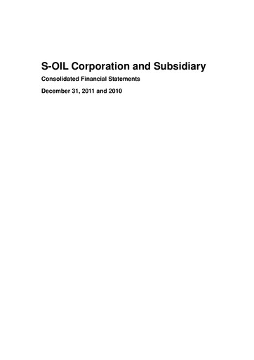 Thumbnail S-OIL Financial Statement 2011