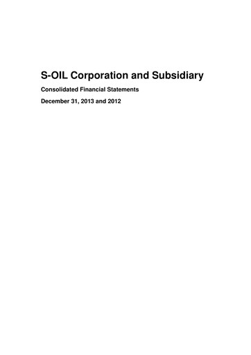 Thumbnail S-OIL Financial Statement 2013