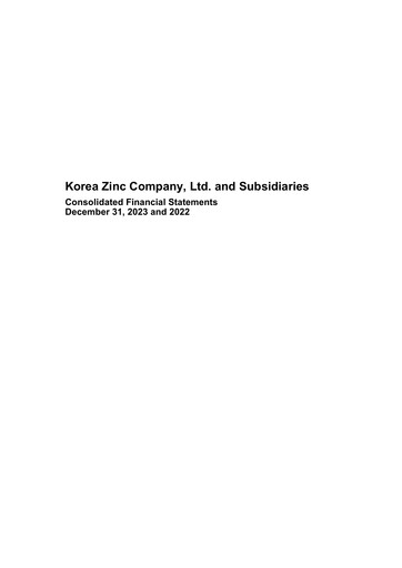 Vorschaubild Korea Zinc Finanzmitteilung 2023