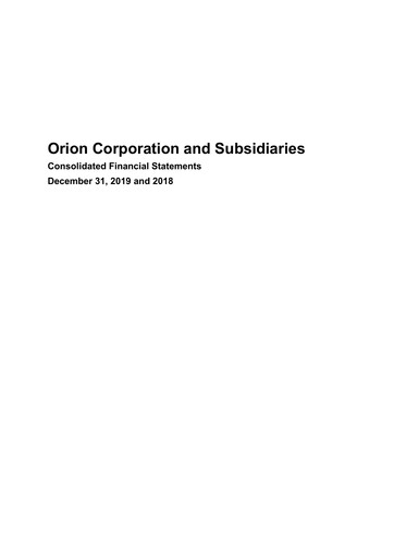 Thumbnail ORION Financial Statement 2018-2019