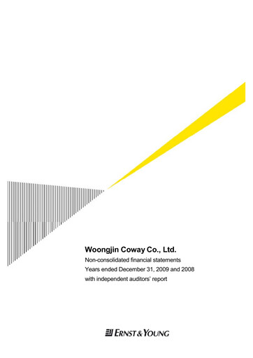 Thumbnail Coway
 Financial Statement 2009