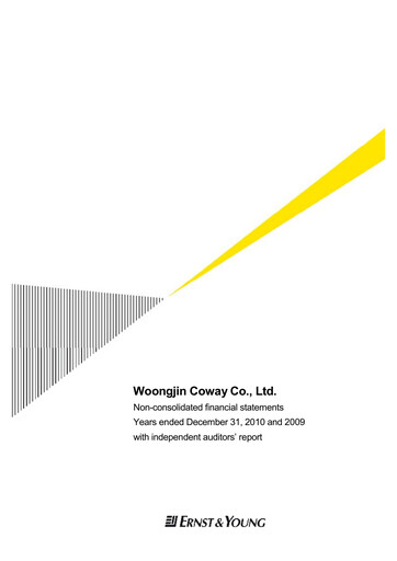Thumbnail Coway
 Financial Statement 2010