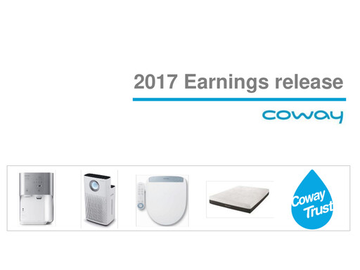 Thumbnail Coway
 Quarterly Report 2017-q4