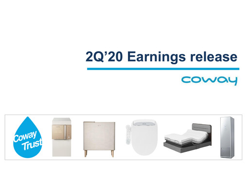 Thumbnail Coway
 Quarterly Report 2020-q2
