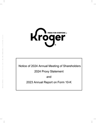 Thumbnail Kroger Annual Report 2023