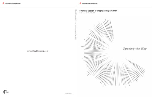 Vorschaubild Mitsubishi Corporation Finanzbericht 2020