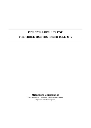 Thumbnail Mitsubishi Corporation Quarterly Report 2017-q1