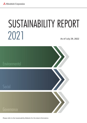 Thumbnail Mitsubishi Corporation Sustainability Report 2021