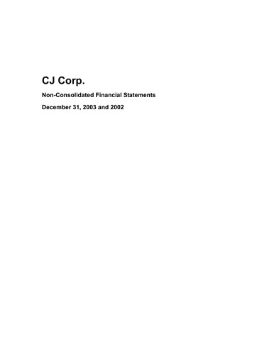Thumbnail CJ Group Financial Statement 2002-2003