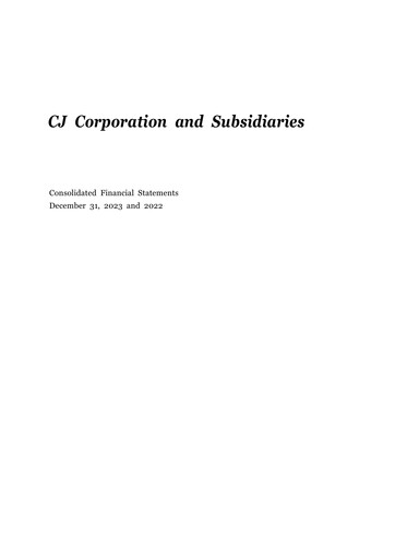 Thumbnail CJ Group Financial Statement 2022-2023